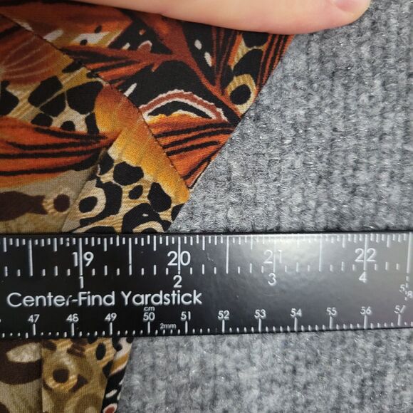 COCOMO Novelty Leopard Cat Tribal Short Sleeve Stretch Top Mob Wife SIZE 1X - Picture 8 of 9